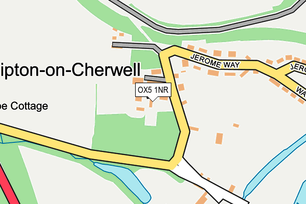 OX5 1NR map - OS OpenMap – Local (Ordnance Survey)