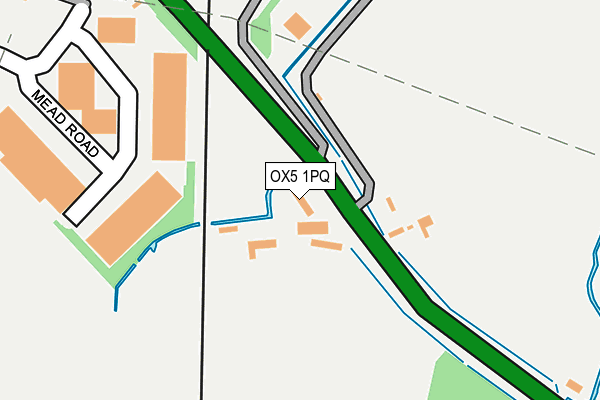 OX5 1PQ map - OS OpenMap – Local (Ordnance Survey)
