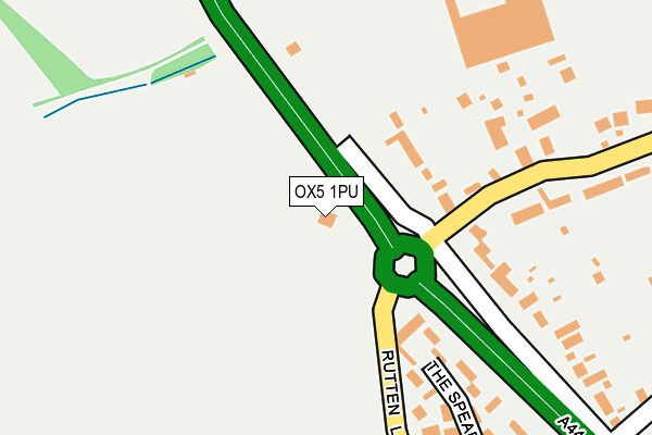 OX5 1PU map - OS OpenMap – Local (Ordnance Survey)