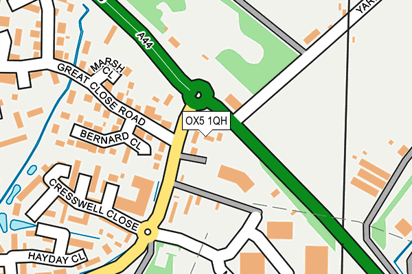 OX5 1QH map - OS OpenMap – Local (Ordnance Survey)