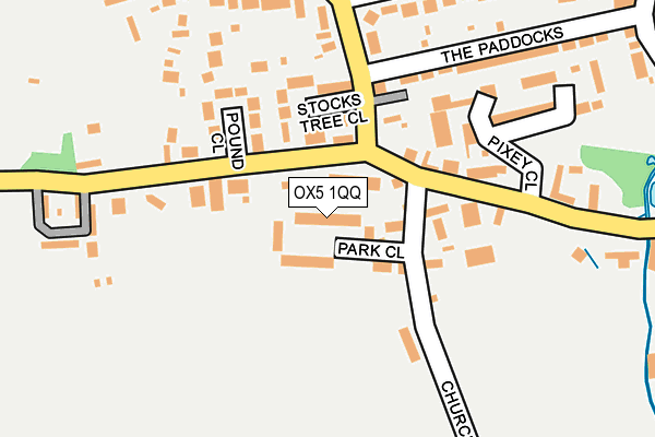 OX5 1QQ map - OS OpenMap – Local (Ordnance Survey)