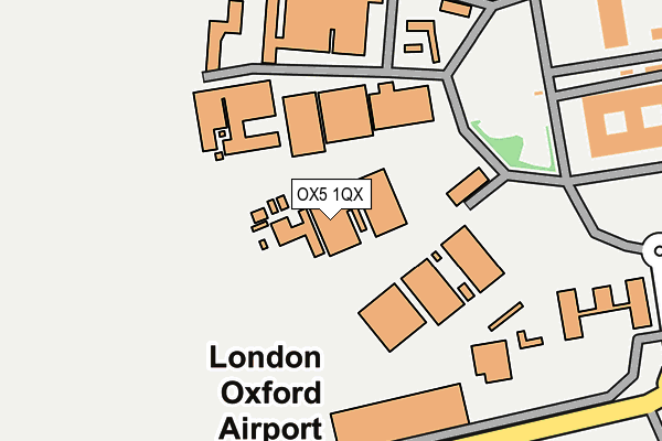 OX5 1QX map - OS OpenMap – Local (Ordnance Survey)