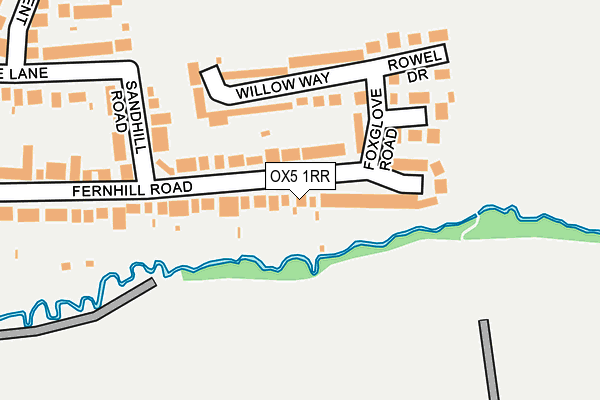 OX5 1RR map - OS OpenMap – Local (Ordnance Survey)