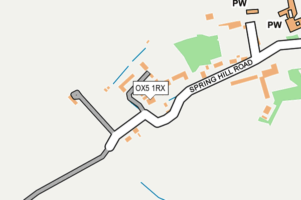 OX5 1RX map - OS OpenMap – Local (Ordnance Survey)