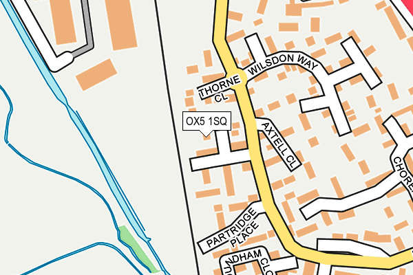 OX5 1SQ map - OS OpenMap – Local (Ordnance Survey)