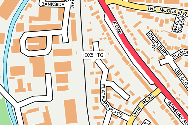 OX5 1TG map - OS OpenMap – Local (Ordnance Survey)