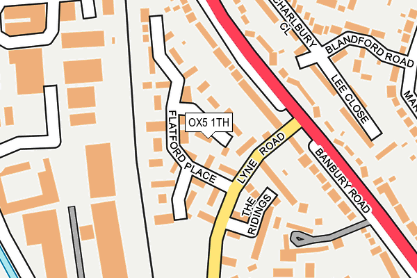 OX5 1TH map - OS OpenMap – Local (Ordnance Survey)