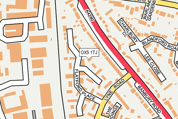 OX5 1TJ map - OS OpenMap – Local (Ordnance Survey)