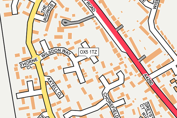 OX5 1TZ map - OS OpenMap – Local (Ordnance Survey)