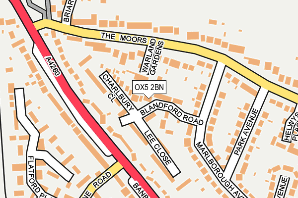 OX5 2BN map - OS OpenMap – Local (Ordnance Survey)