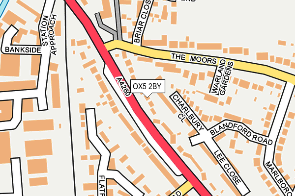 OX5 2BY map - OS OpenMap – Local (Ordnance Survey)