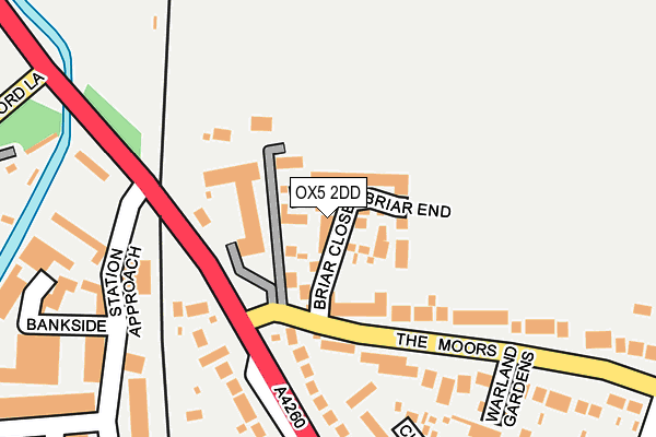 OX5 2DD map - OS OpenMap – Local (Ordnance Survey)
