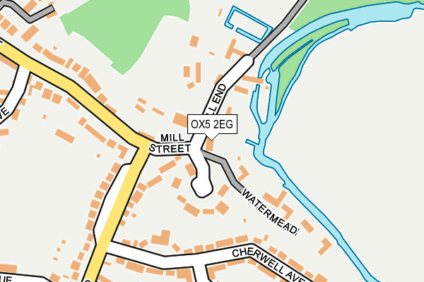 OX5 2EG map - OS OpenMap – Local (Ordnance Survey)