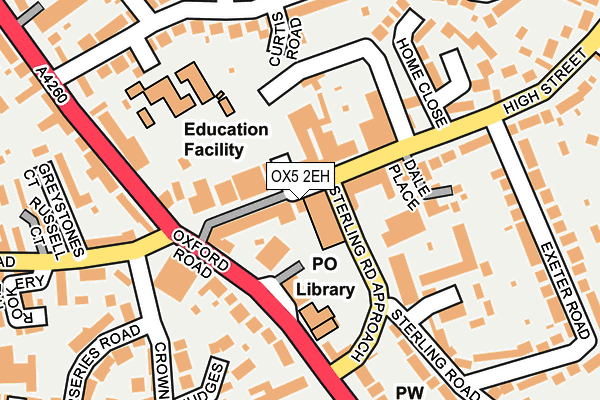 OX5 2EH map - OS OpenMap – Local (Ordnance Survey)