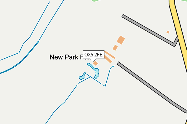 OX5 2FE map - OS OpenMap – Local (Ordnance Survey)