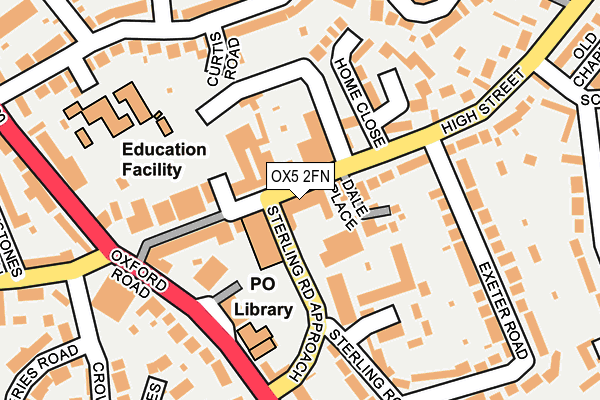 OX5 2FN map - OS OpenMap – Local (Ordnance Survey)