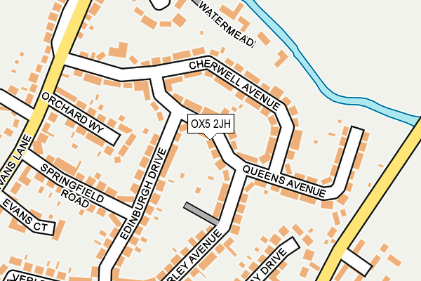 OX5 2JH map - OS OpenMap – Local (Ordnance Survey)