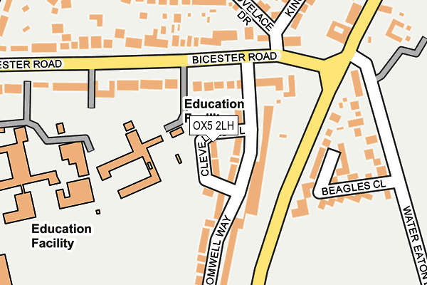 OX5 2LH map - OS OpenMap – Local (Ordnance Survey)