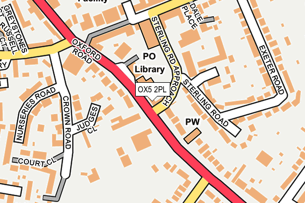 OX5 2PL map - OS OpenMap – Local (Ordnance Survey)