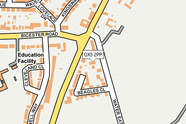 OX5 2PP map - OS OpenMap – Local (Ordnance Survey)