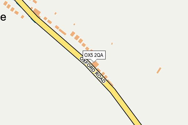 OX5 2QA map - OS OpenMap – Local (Ordnance Survey)