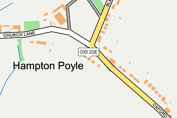 OX5 2QE map - OS OpenMap – Local (Ordnance Survey)