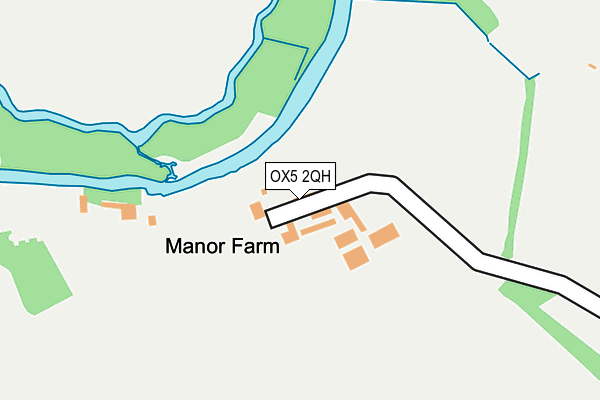 OX5 2QH map - OS OpenMap – Local (Ordnance Survey)