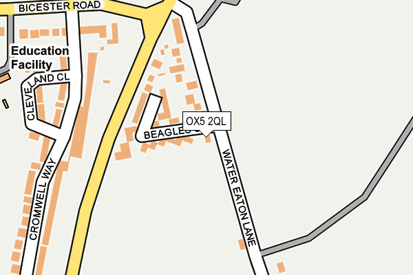 OX5 2QL map - OS OpenMap – Local (Ordnance Survey)