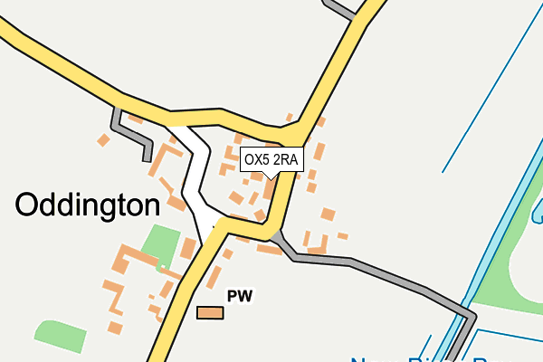 OX5 2RA map - OS OpenMap – Local (Ordnance Survey)