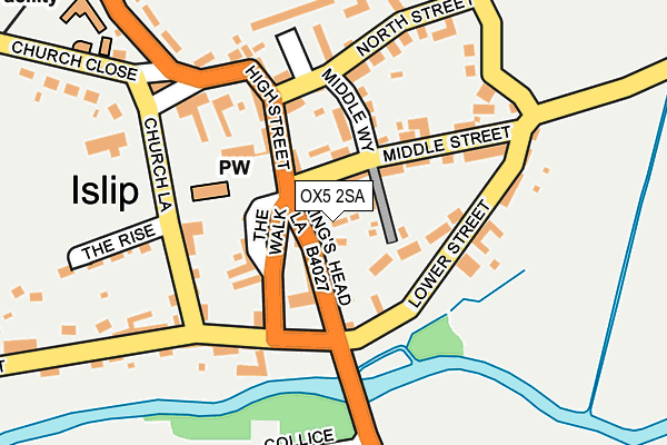 OX5 2SA map - OS OpenMap – Local (Ordnance Survey)