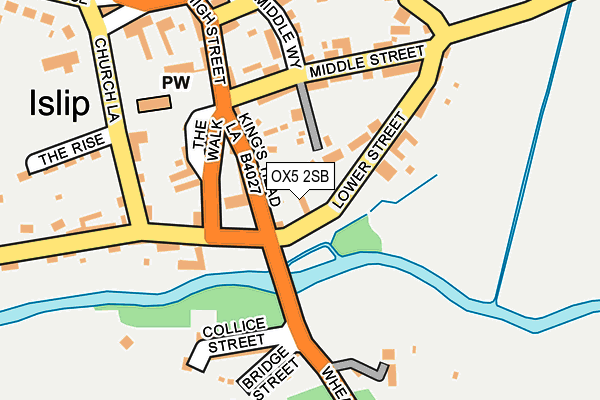 OX5 2SB map - OS OpenMap – Local (Ordnance Survey)