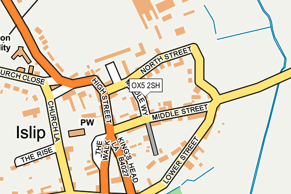 OX5 2SH map - OS OpenMap – Local (Ordnance Survey)