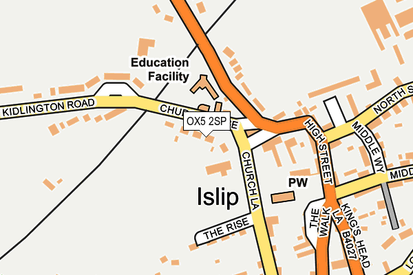 OX5 2SP map - OS OpenMap – Local (Ordnance Survey)