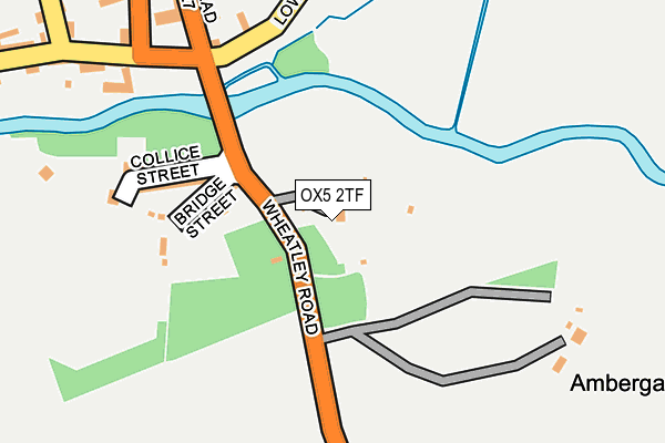 OX5 2TF map - OS OpenMap – Local (Ordnance Survey)