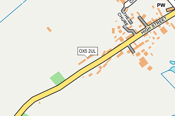 OX5 2UL map - OS OpenMap – Local (Ordnance Survey)