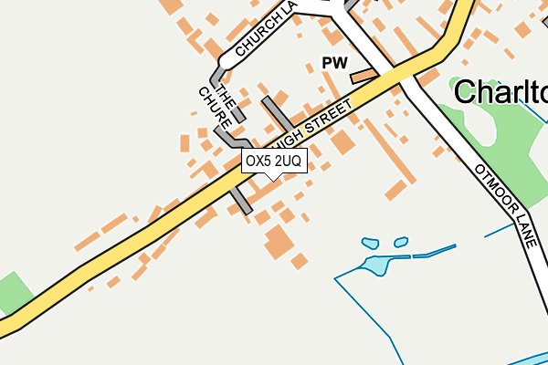 OX5 2UQ map - OS OpenMap – Local (Ordnance Survey)