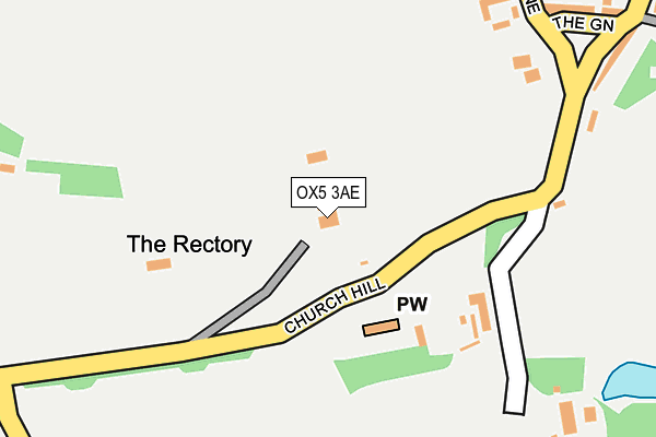 OX5 3AE map - OS OpenMap – Local (Ordnance Survey)