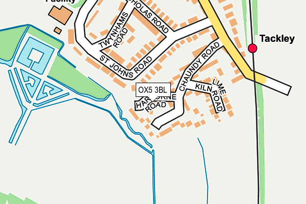 OX5 3BL map - OS OpenMap – Local (Ordnance Survey)