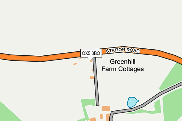 OX5 3BQ map - OS OpenMap – Local (Ordnance Survey)