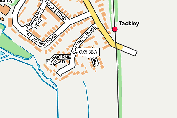 OX5 3BW map - OS OpenMap – Local (Ordnance Survey)