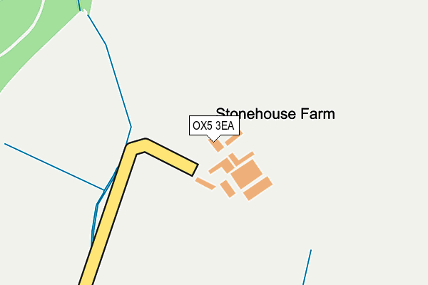 OX5 3EA map - OS OpenMap – Local (Ordnance Survey)