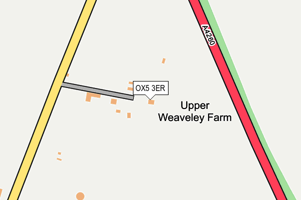 OX5 3ER map - OS OpenMap – Local (Ordnance Survey)