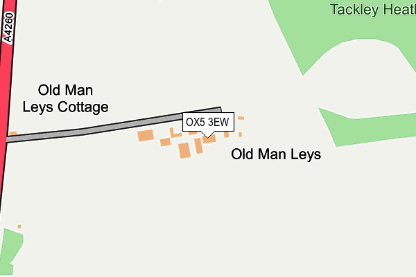 OX5 3EW map - OS OpenMap – Local (Ordnance Survey)