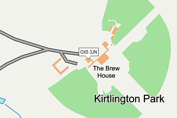 OX5 3JN map - OS OpenMap – Local (Ordnance Survey)
