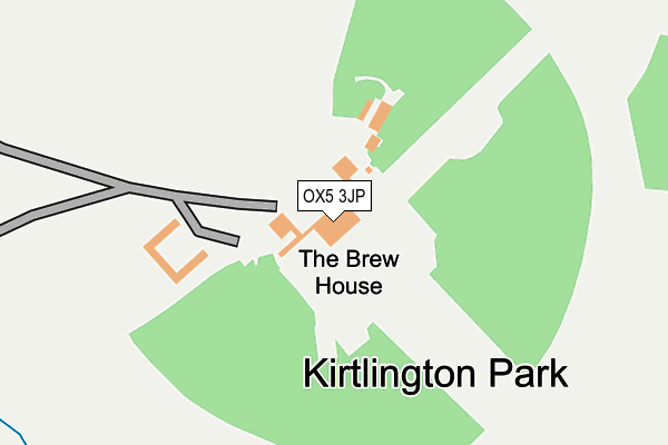 OX5 3JP map - OS OpenMap – Local (Ordnance Survey)
