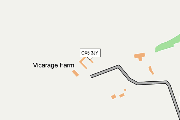 OX5 3JY map - OS OpenMap – Local (Ordnance Survey)