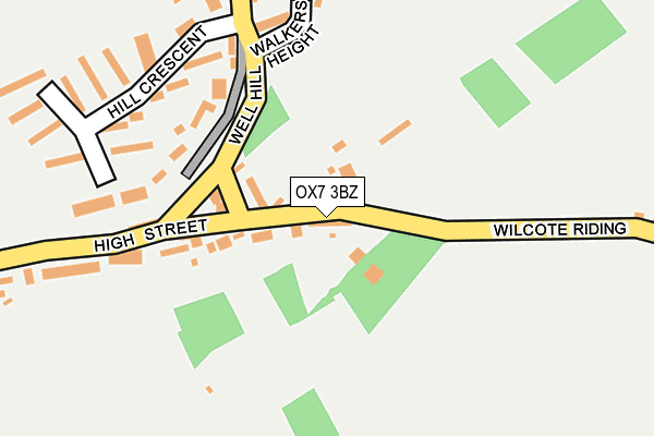 OX7 3BZ map - OS OpenMap – Local (Ordnance Survey)