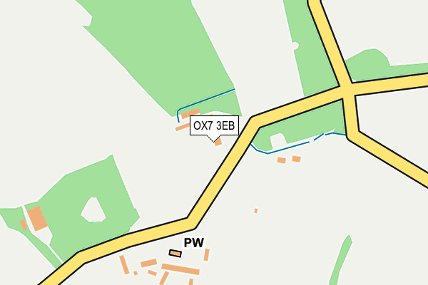 OX7 3EB map - OS OpenMap – Local (Ordnance Survey)