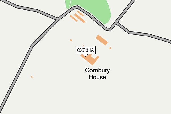 OX7 3HA map - OS OpenMap – Local (Ordnance Survey)