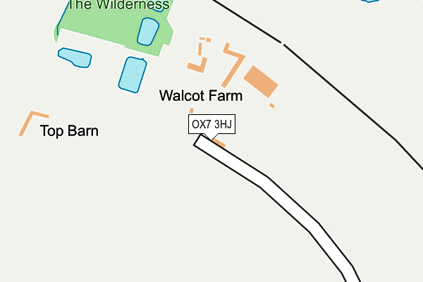 OX7 3HJ map - OS OpenMap – Local (Ordnance Survey)